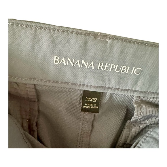 Banana Republic Men’s Pants Blue & Beige 100% Polyester Size 34x32(Both) - Picture 10 of 12